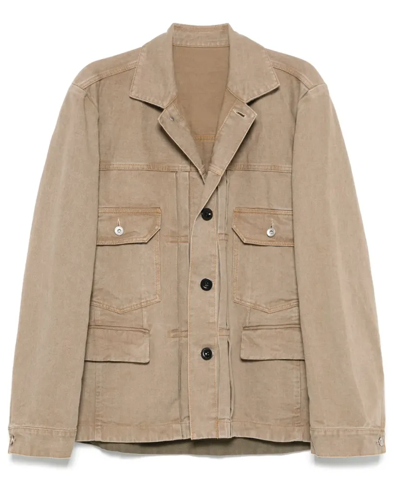Sacai Klassische Jeansjacke - Nude Nude