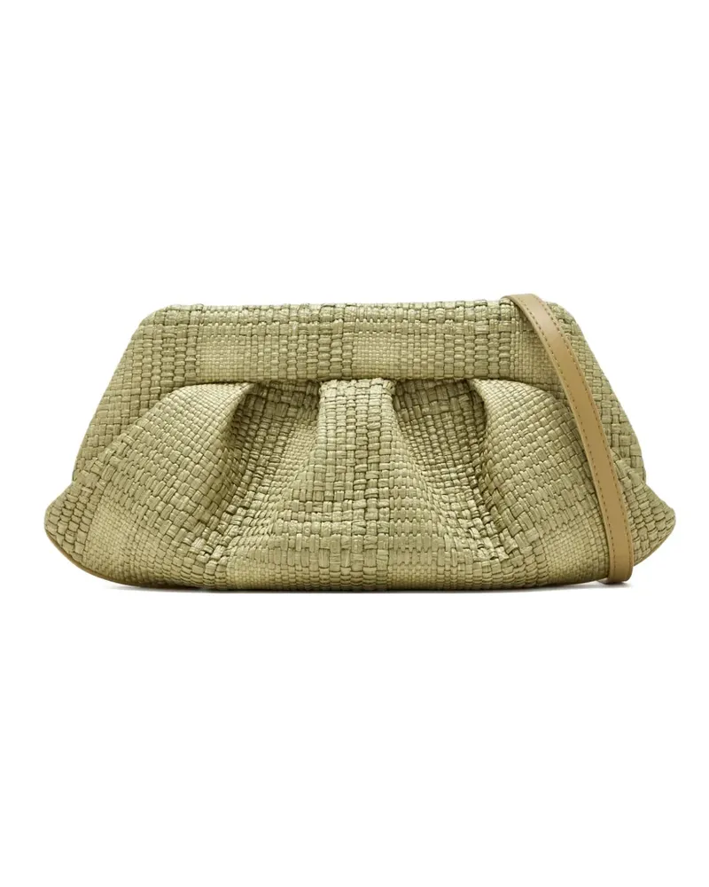 THEMOIRÈ Gewebte Clutch mit Falten - Grün Grün