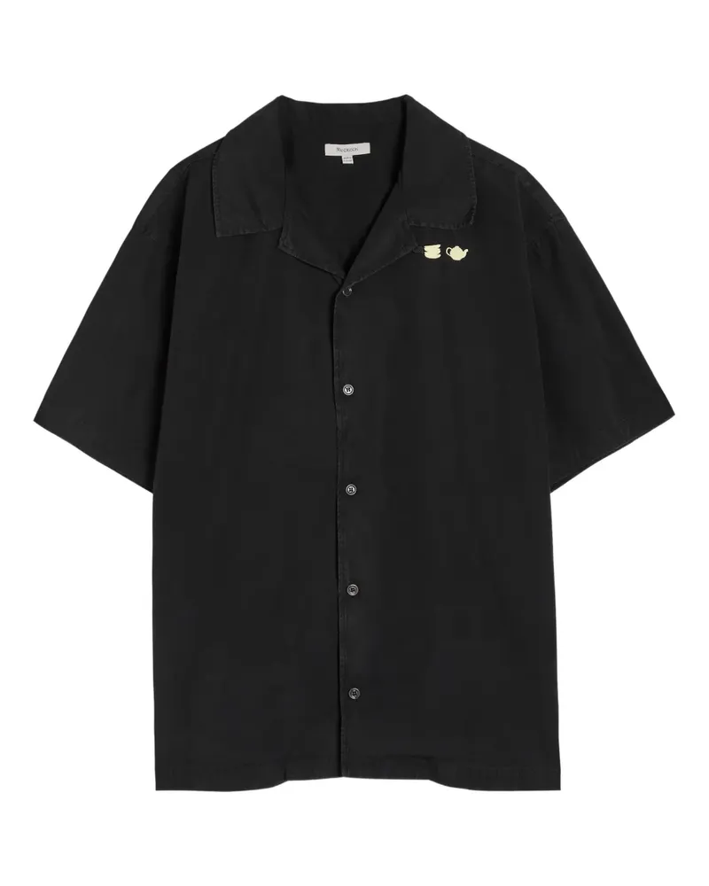 J.W.Anderson Hemd mit Tee-Print - Schwarz Schwarz