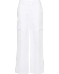 Claudie Pierlot Cargohose mit geradem Bein Weiß