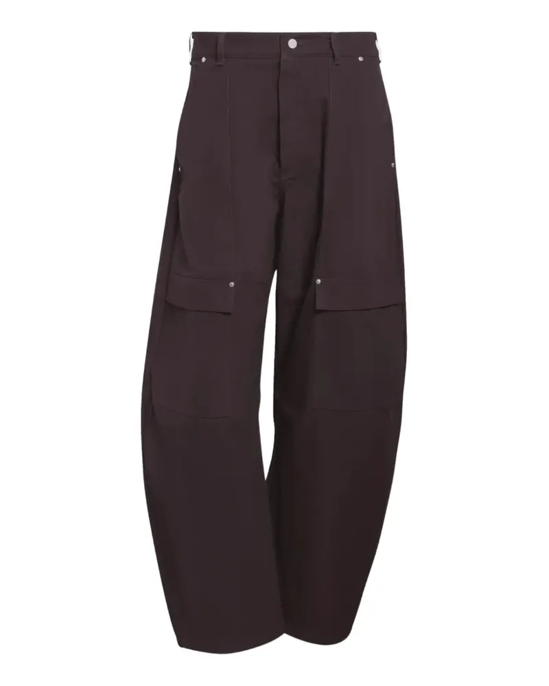 adidas Originals canvas cargo trousers - Braun Braun