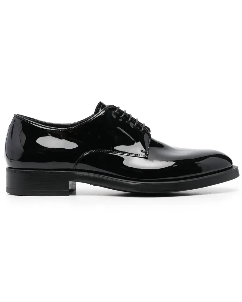 Giorgio Armani Klassische Derby-Schuhe - Schwarz Schwarz