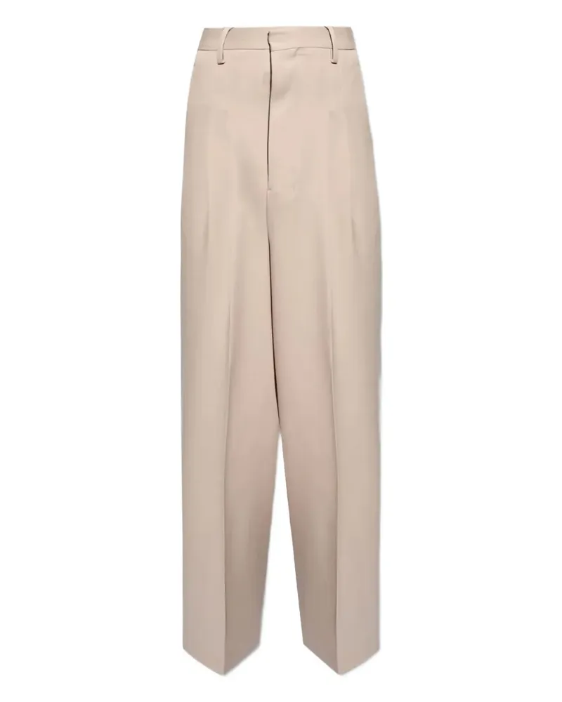 AMI Paris Plissierte Hose - Nude Nude