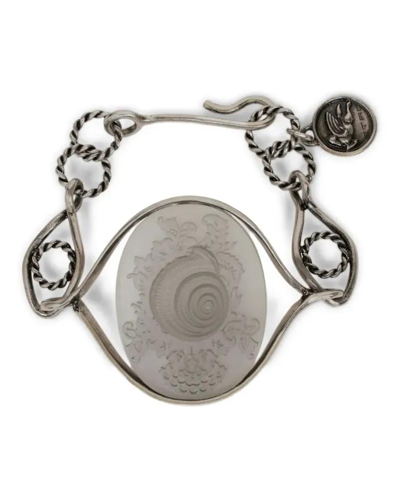 Etro Armband mit Kamee-Anhänger - Silber Silber