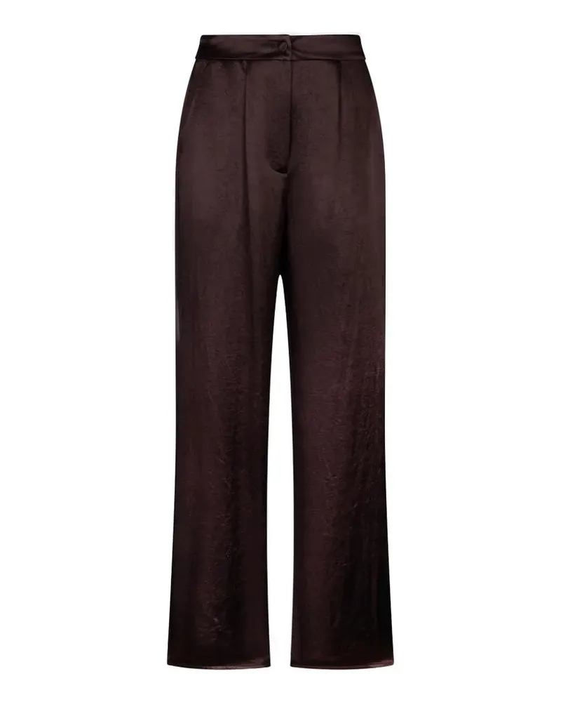 Liu Jo Satinhose mit Schlitzen - Braun Braun