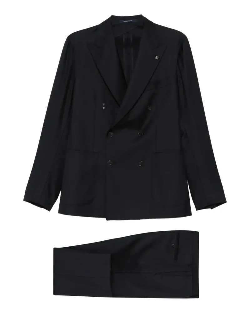 Tagliatore Doppelreihiger Anzug - Blau Blau