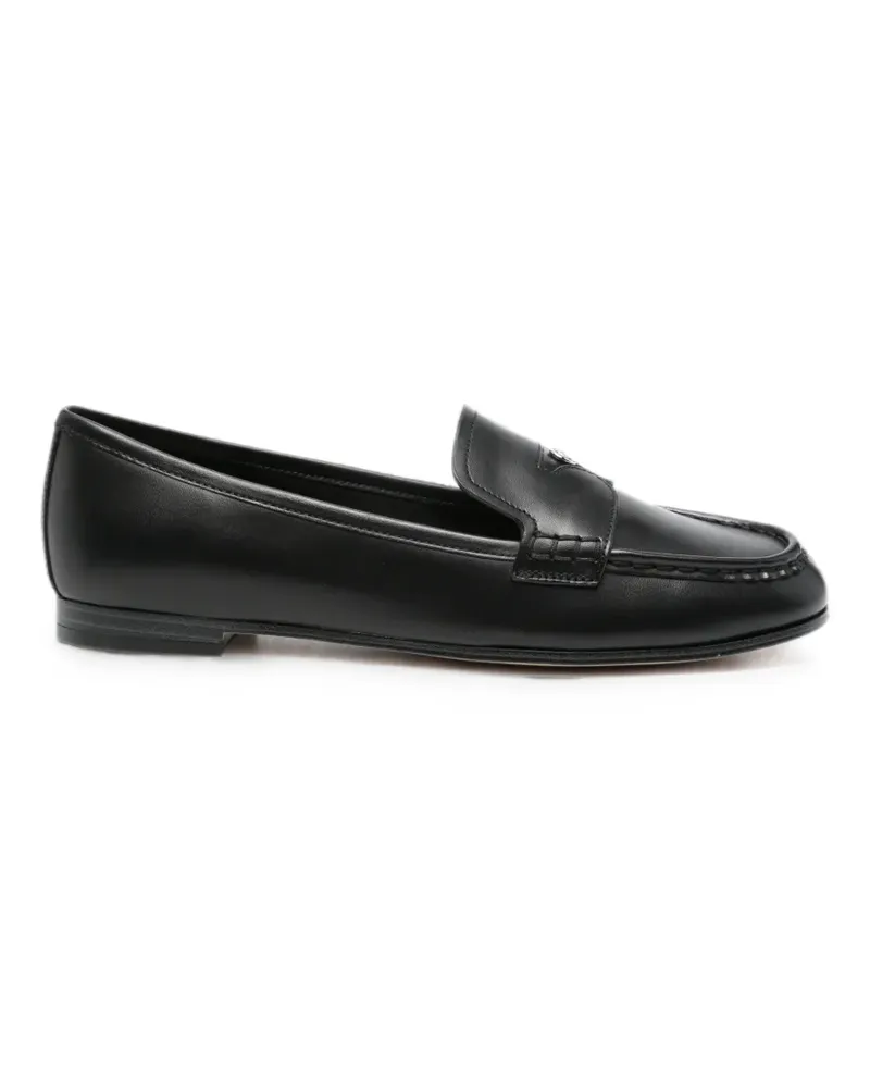Michael Kors Jennings logo-plaque leather loafers - Schwarz Schwarz
