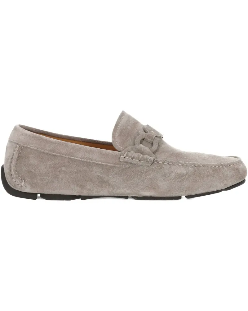 Ferragamo Loafer mit Gancini-Detail - Grau Grau