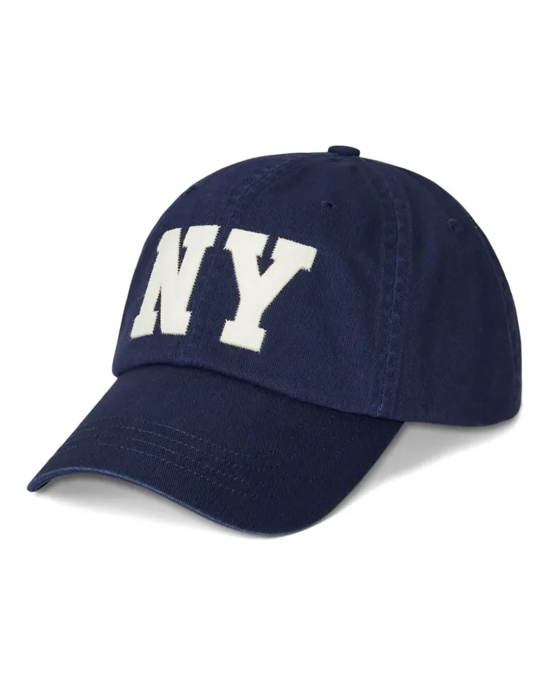 Ralph Lauren NY Baseballkappe aus Twill - Blau Blau