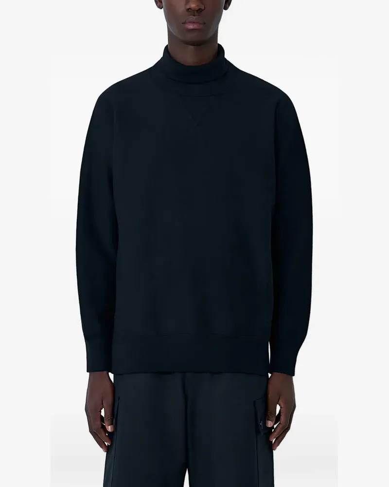 Comme des Garçons high-neck ribbed sweater - Schwarz Schwarz