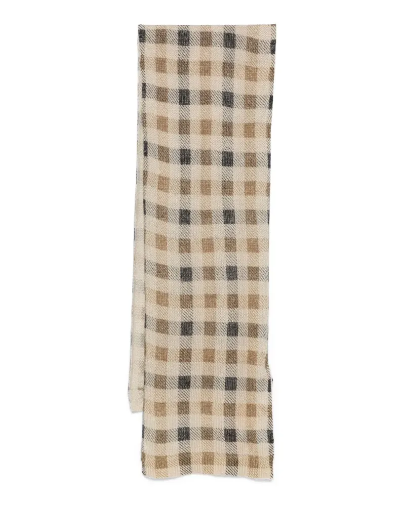 Twin-Set checked scarf - Nude Nude