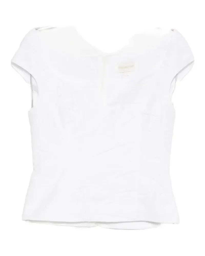 SHUSHU/TONG V-neck top - Weiß Weiß