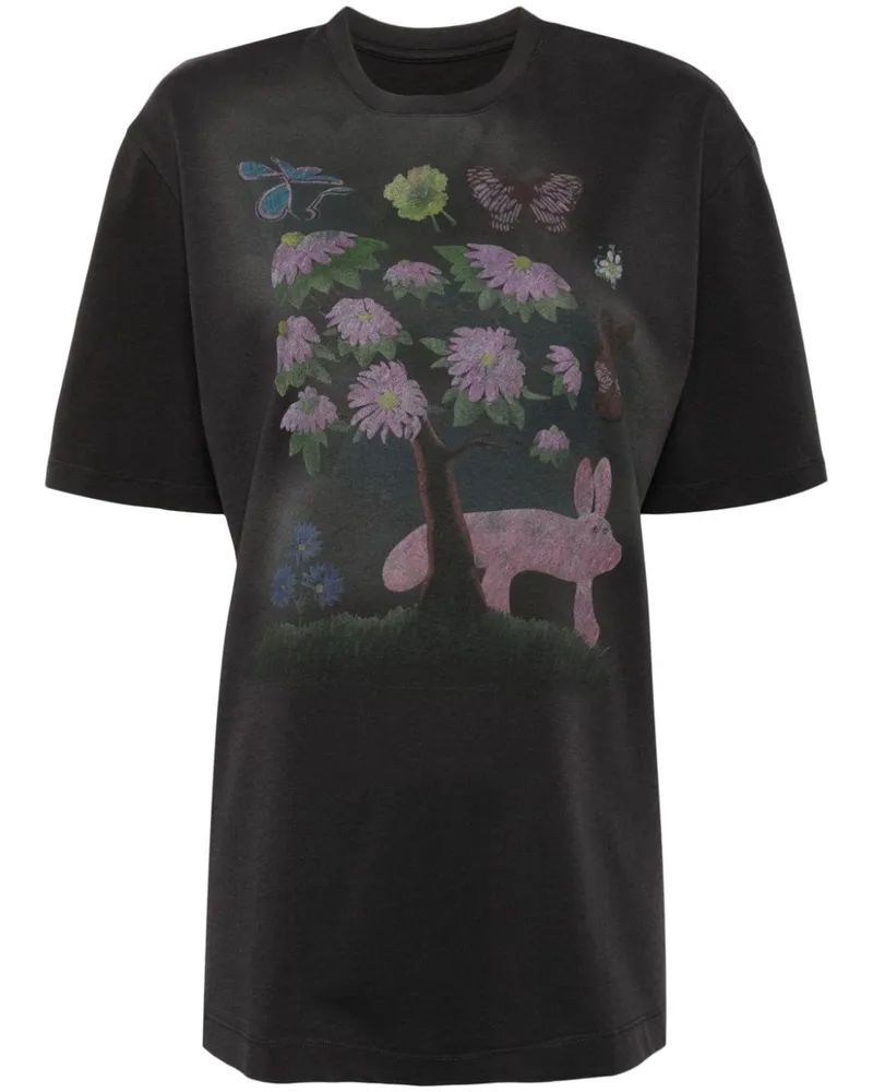 JNBY Kurzärmeliges T-Shirt - Grau Grau