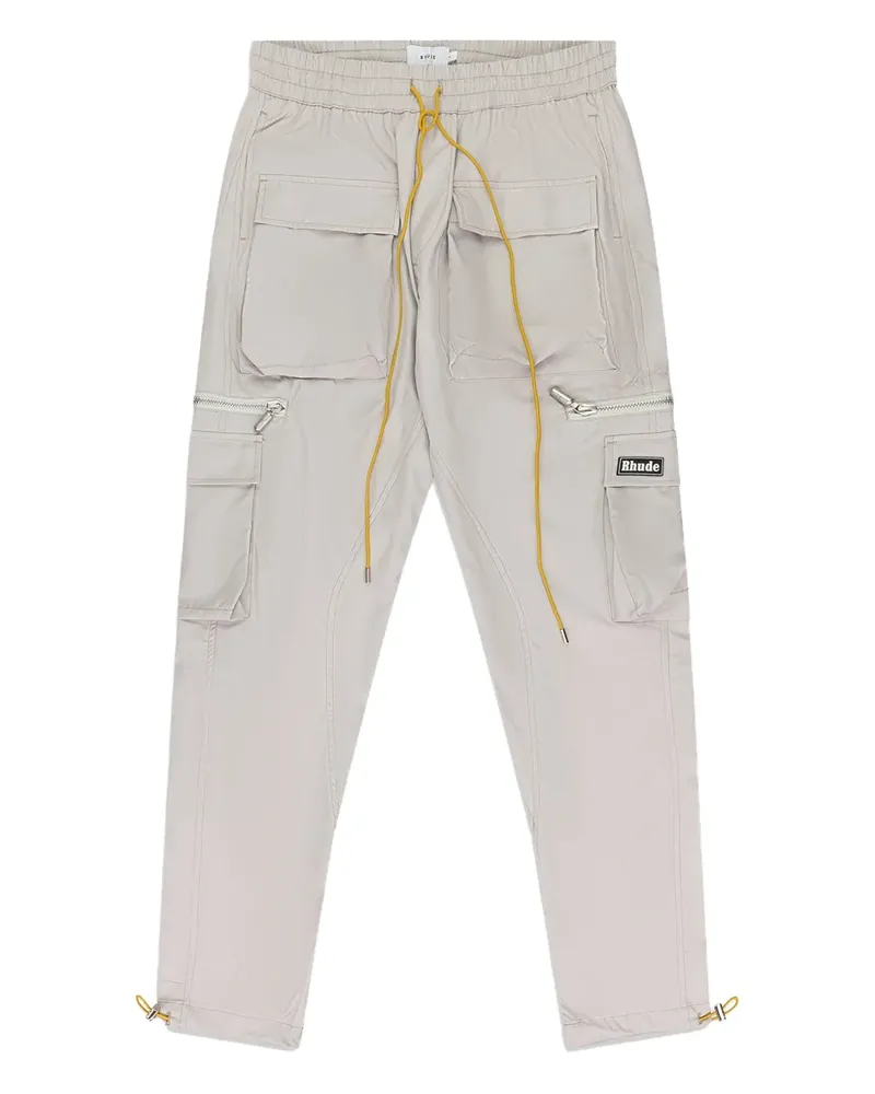 RHUDE cargo-pockets track pants - Grau Grau