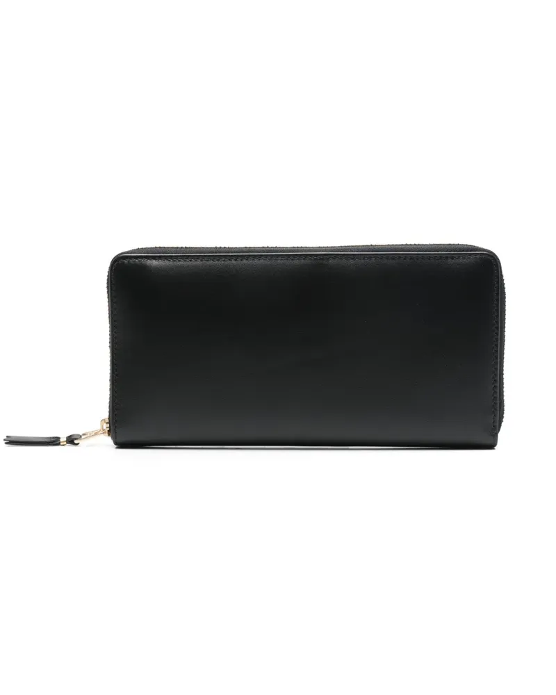 Comme des Garçons leather wallet - Schwarz Schwarz