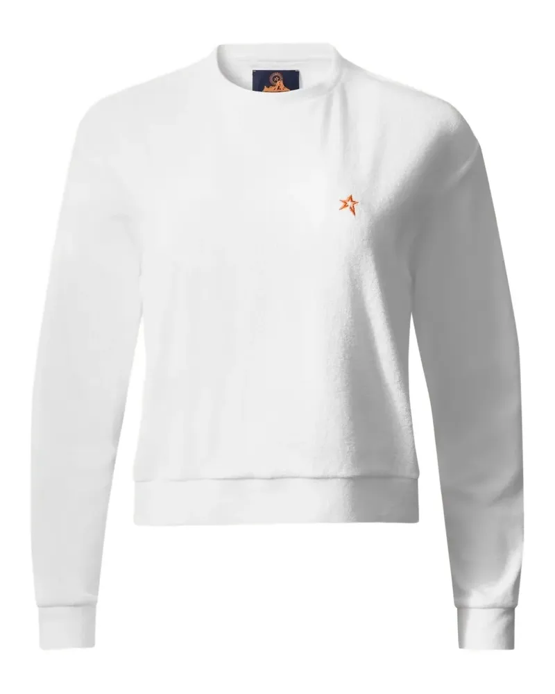 Perfect Moment star-embroidered sweatshirt - Weiß Weiß