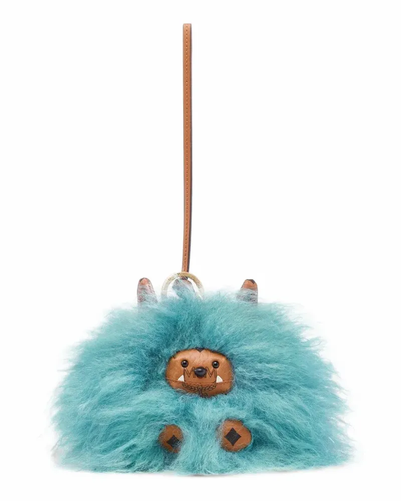 MCM Aren Mars Dog Taschenanhänger - Blau Blau