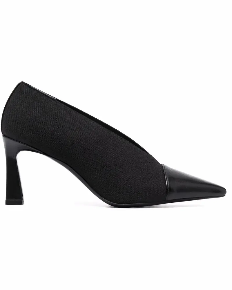 Pollini Pumps mit spitzer Kappe - Schwarz Schwarz