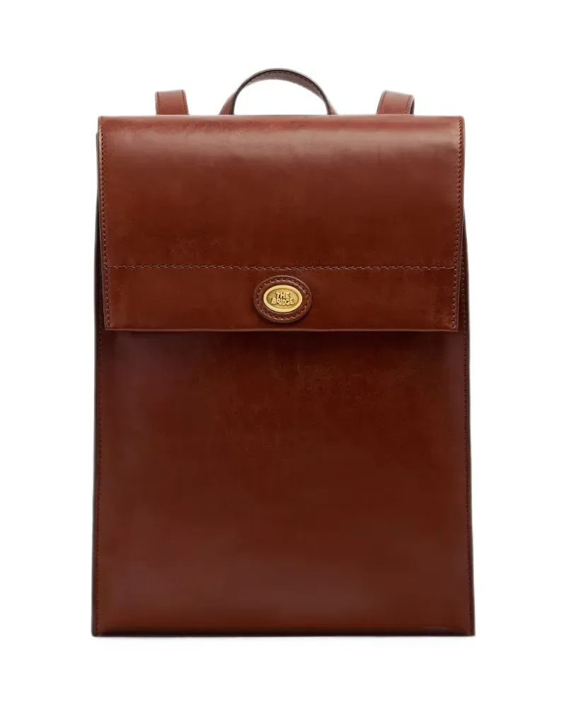 The Bridge Rucksack aus Leder - Braun Braun