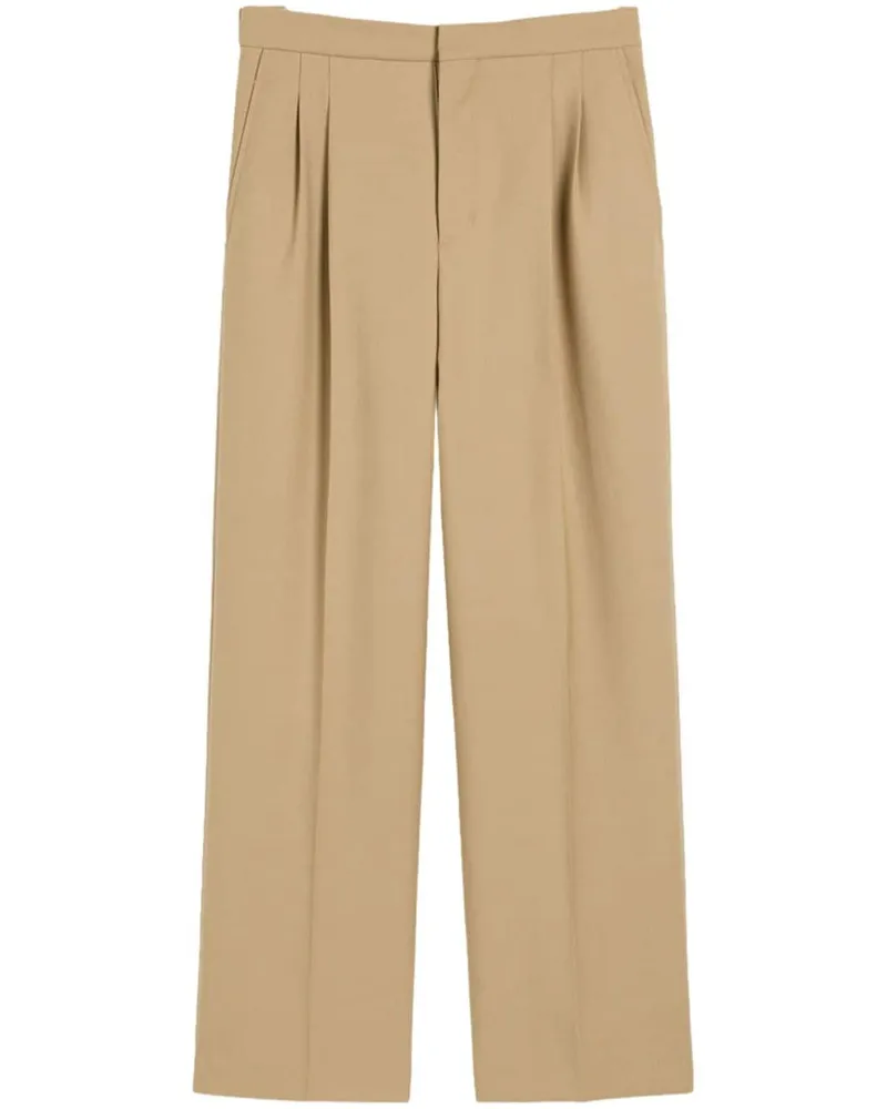 AMI Paris Hose mit Bügelfalten - Nude Nude