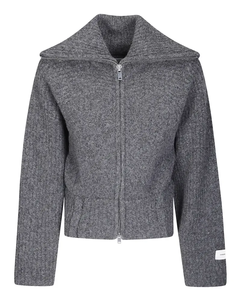 Samsøe & Samsøe Samira zip-up cardigan - Grau Grau
