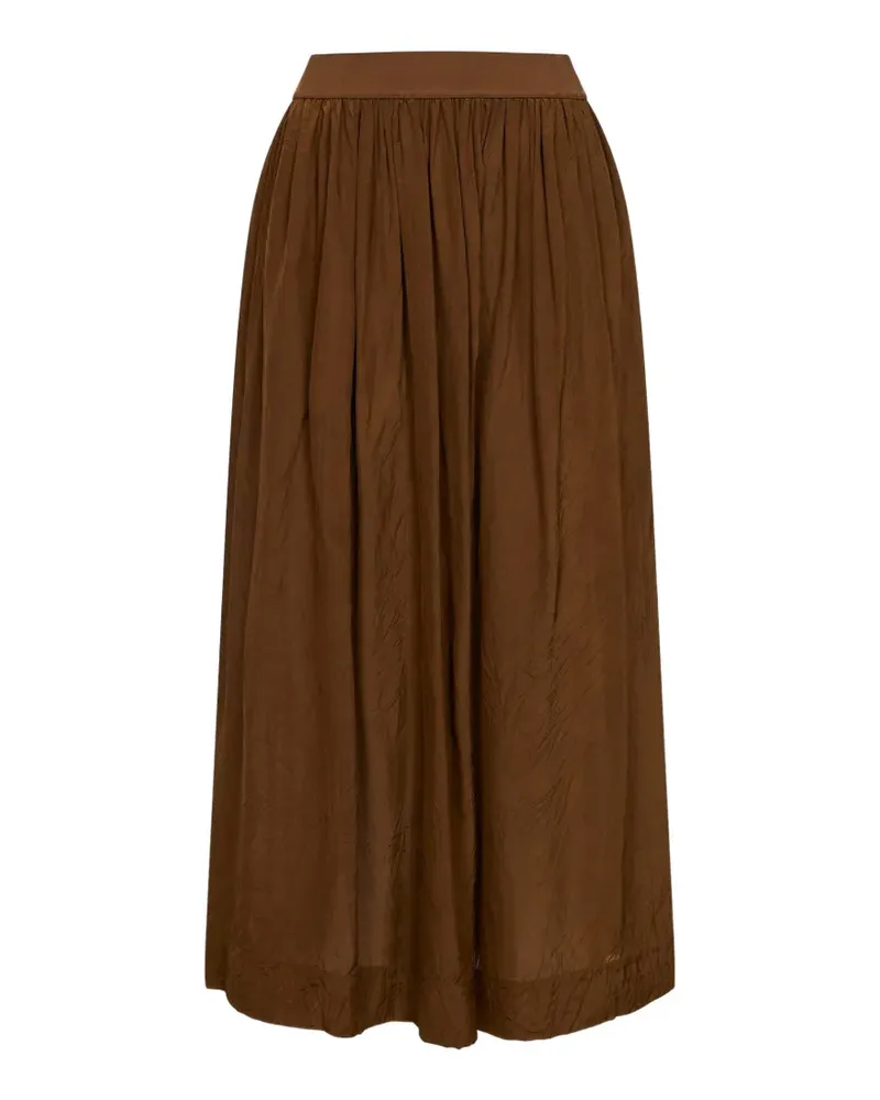 Uma Wang gathered elasticated-waistband skirt - Braun Braun