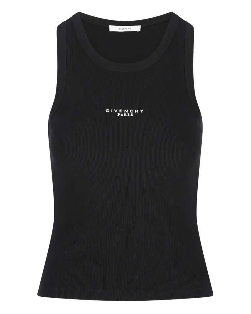 Givenchy logo tank top - Schwarz Schwarz