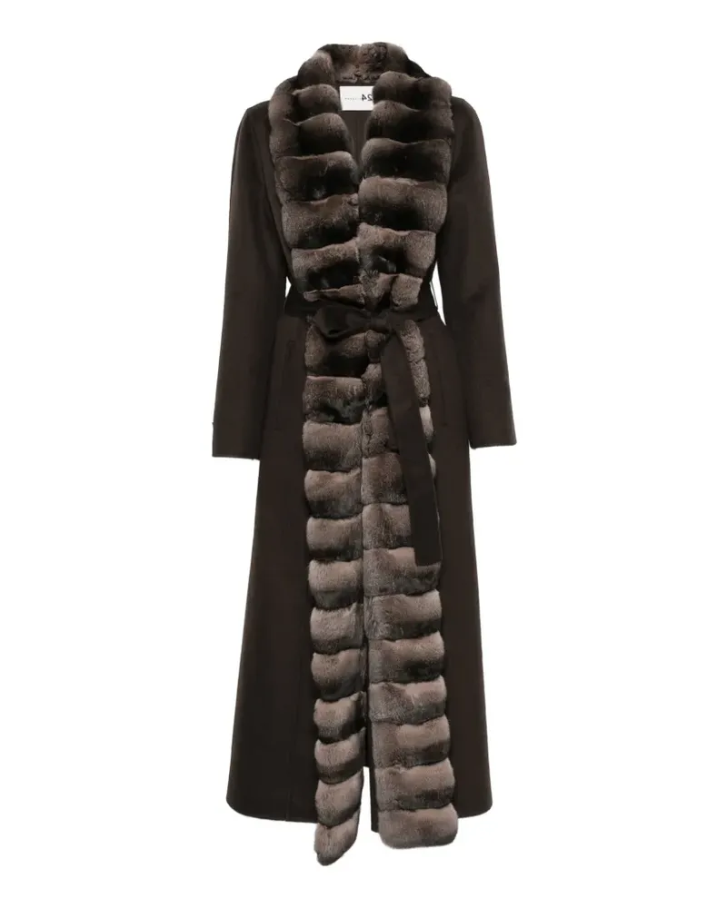 Manzoni 24 belted coat - Braun Braun