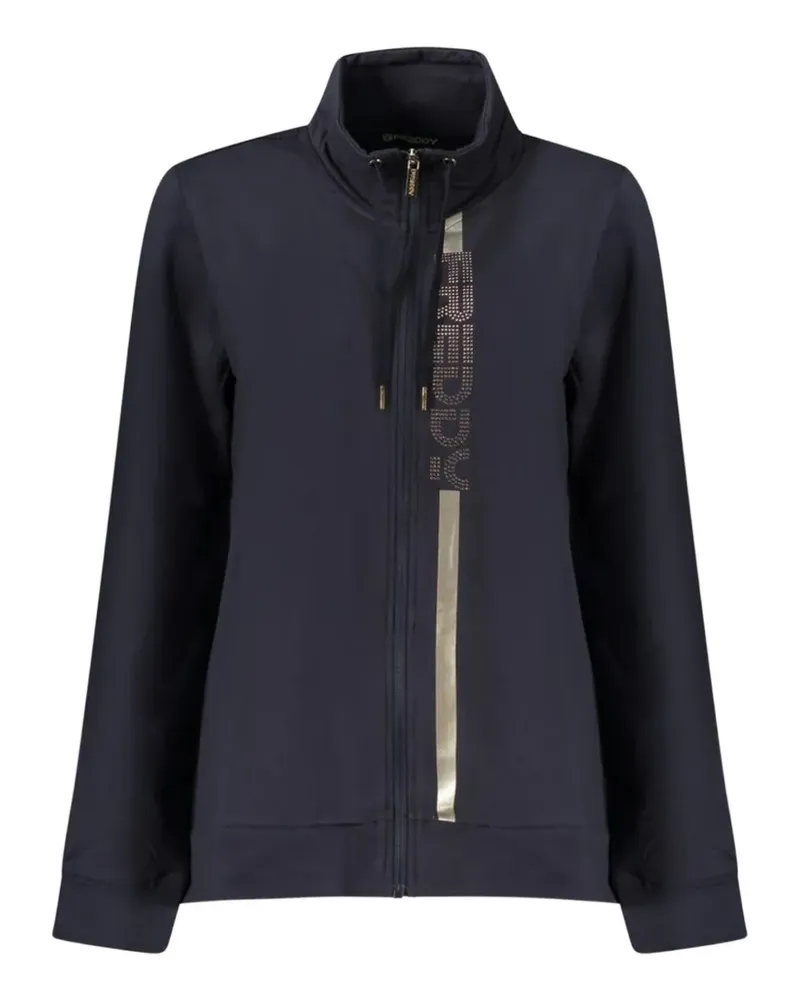 Freddy logo-print zip-up sweatshirt - Blau Blau