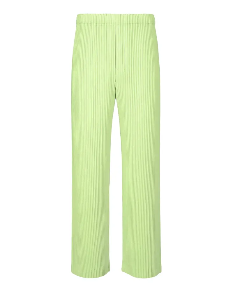 Issey Miyake Monthly Colors: July Bundfaltenhose - Grün Grün
