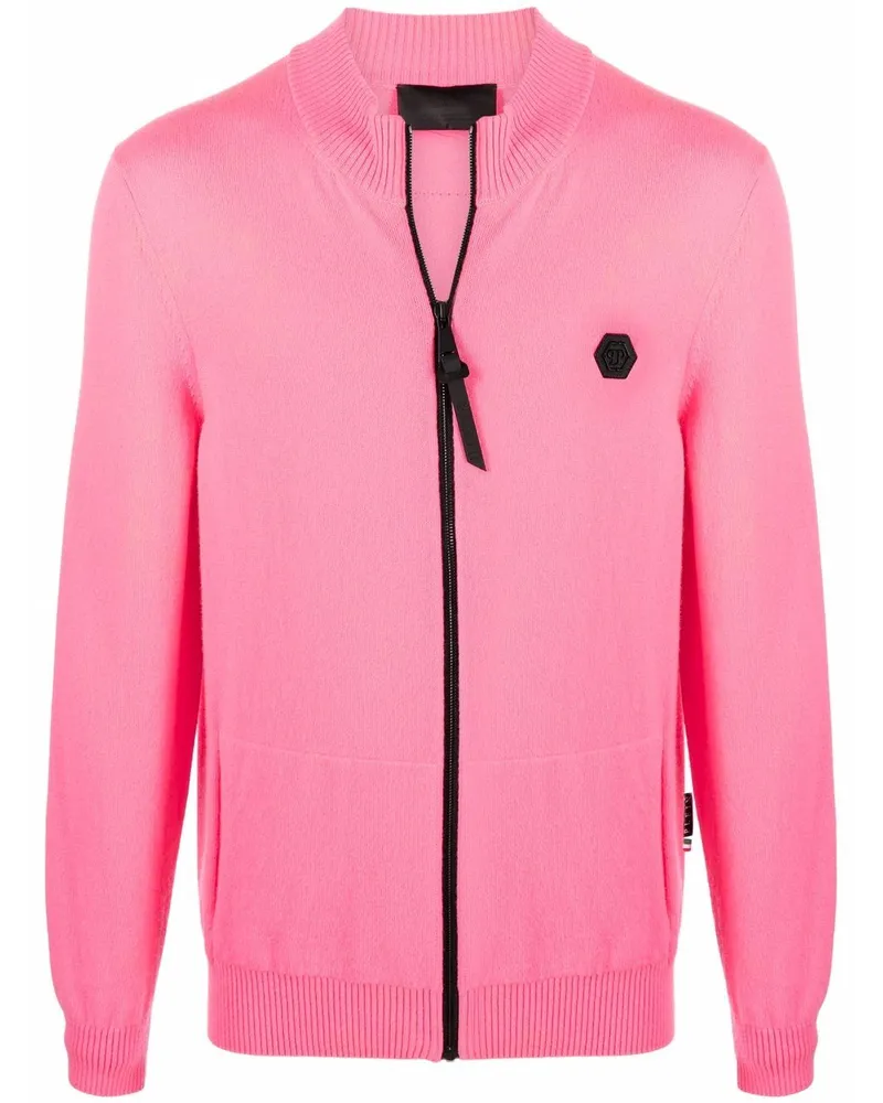 Philipp Plein Cardigan mit Reißverschluss - Rosa Rosa