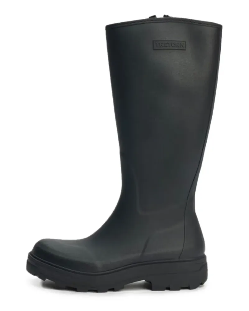 Tretorn Halla Stiefel mit Reißverschluss - Schwarz Schwarz