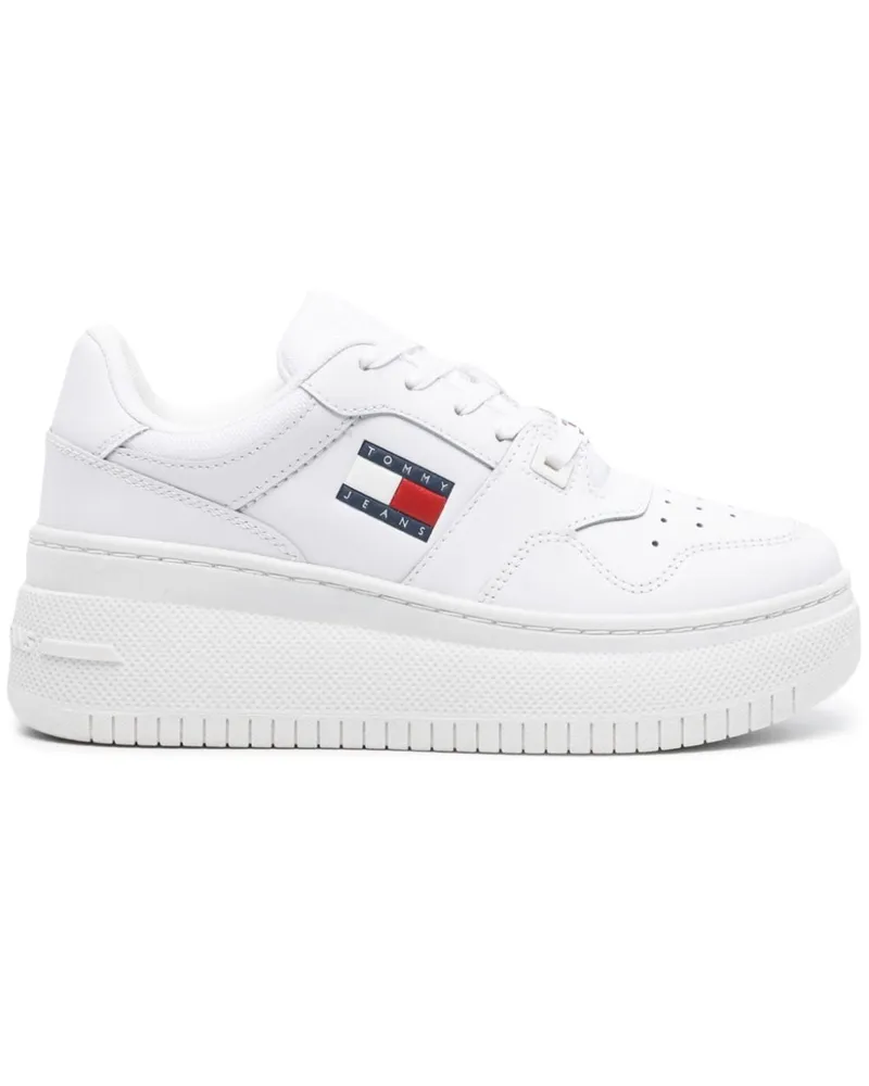 Tommy Hilfiger Retro Basket Sneakers - Weiß Weiß