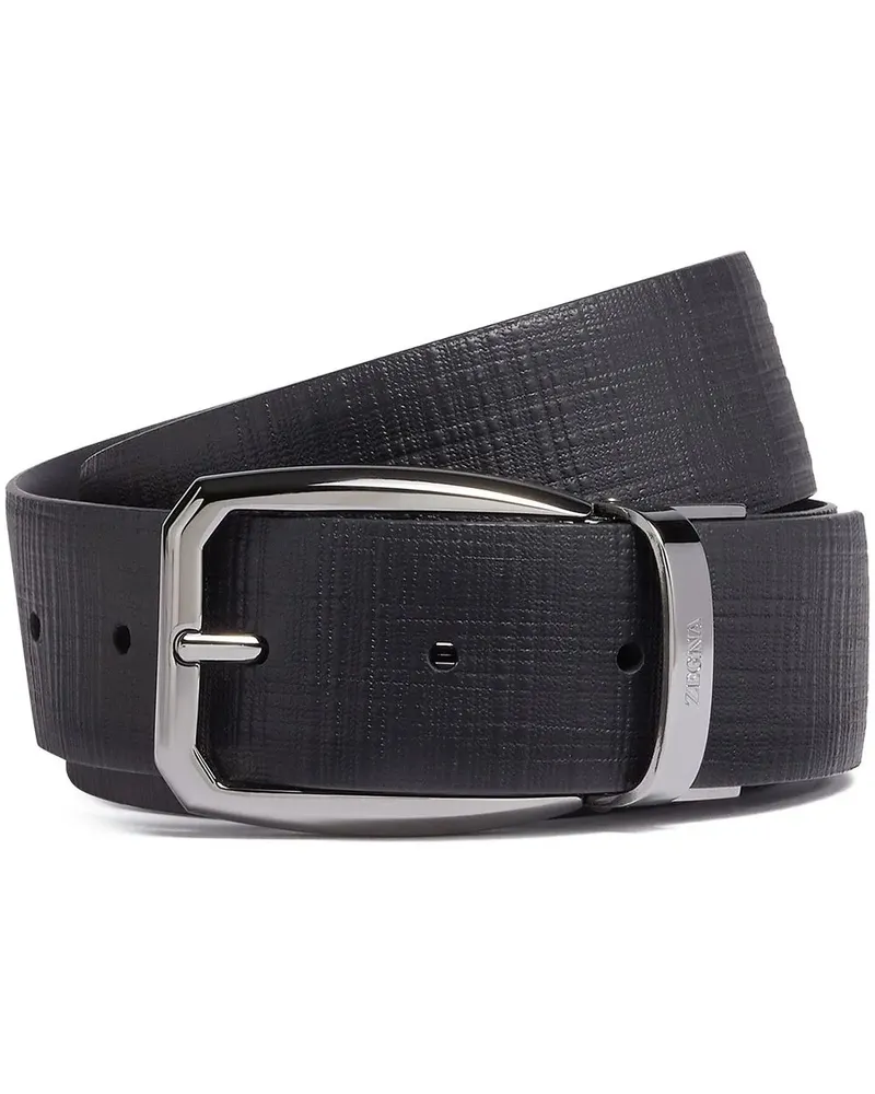 Ermenegildo Zegna Wendbarer Gürtel - Schwarz Schwarz