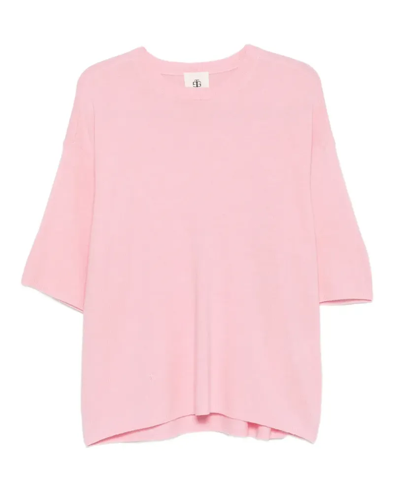 The Garment Como short-sleeve knitted T-shirt - Rosa Rosa