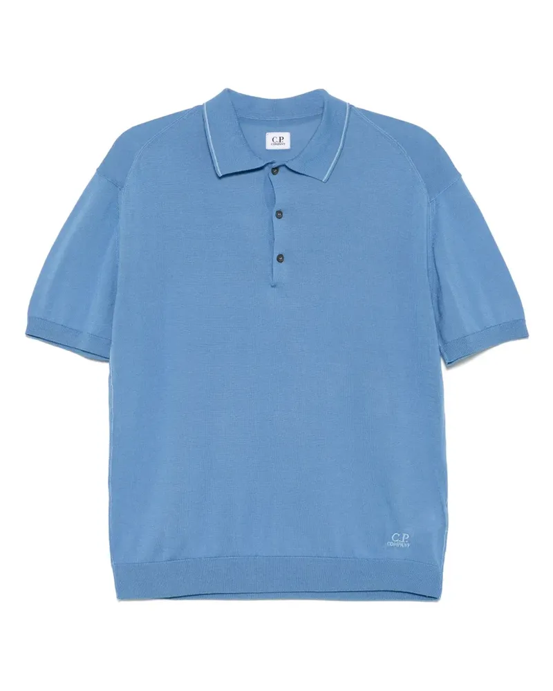C.P. Company Klassisches Poloshirt - Blau Blau