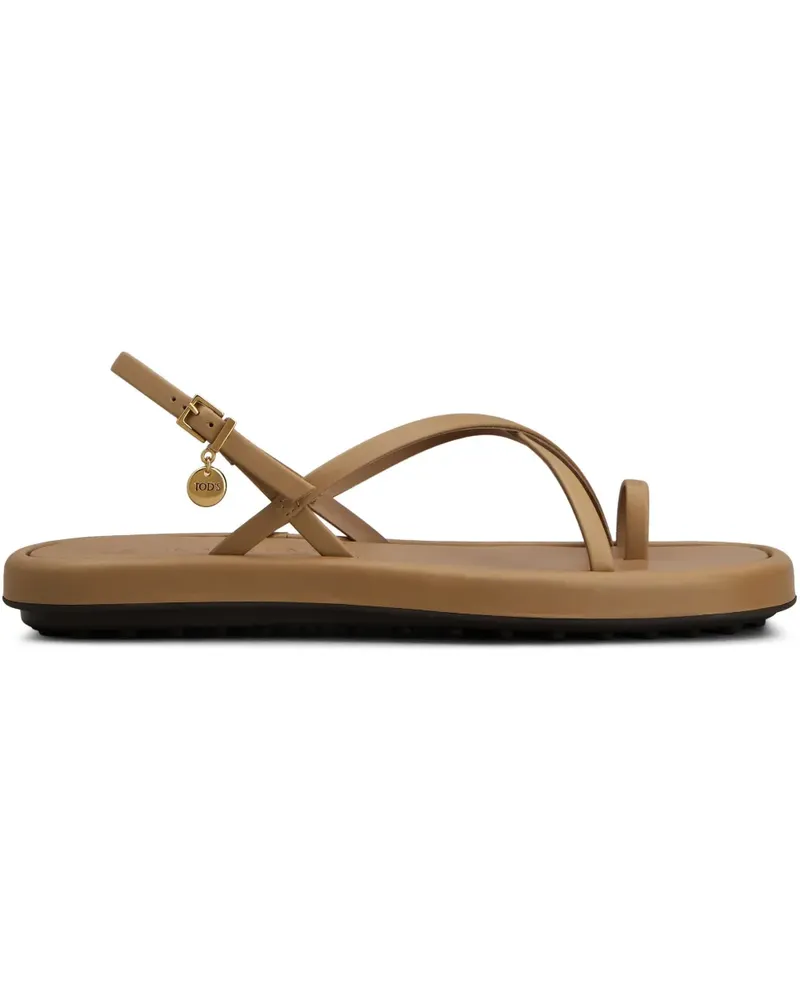 TOD'S Sandalen aus Leder - Braun Braun