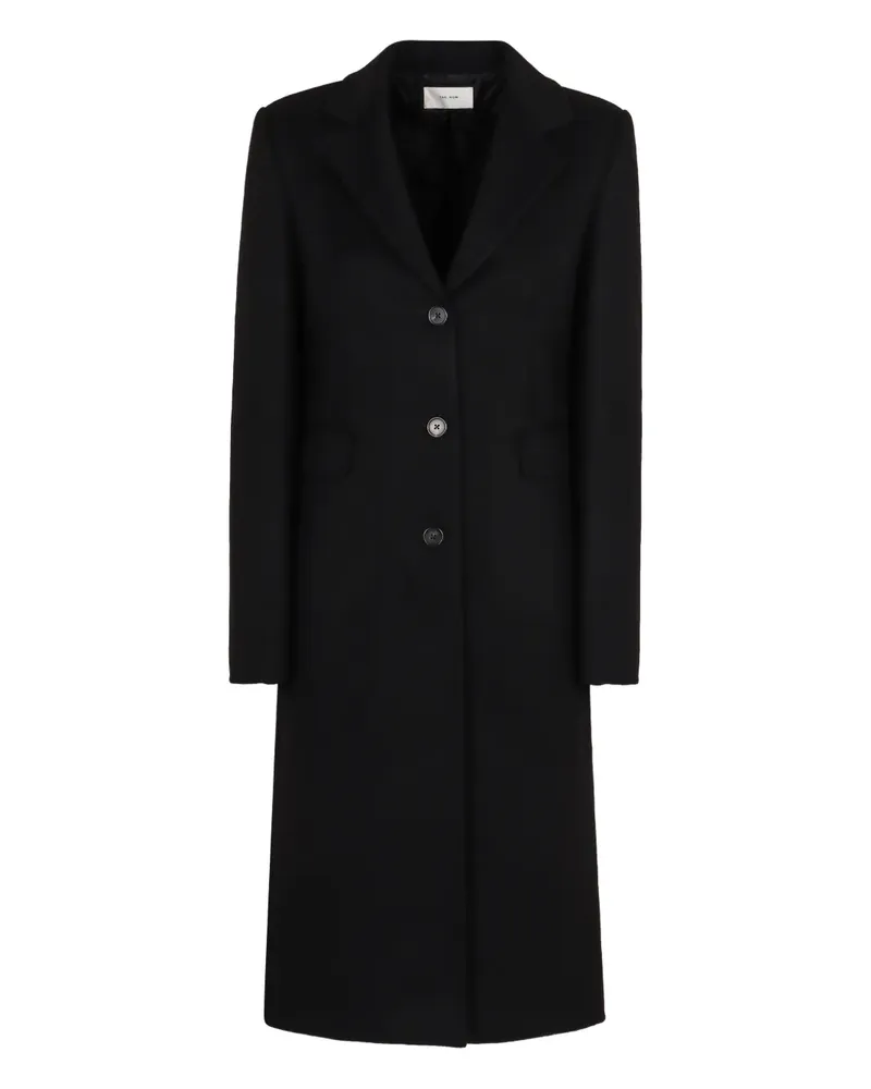 The Row Klassischer Wollmantel - Schwarz Schwarz