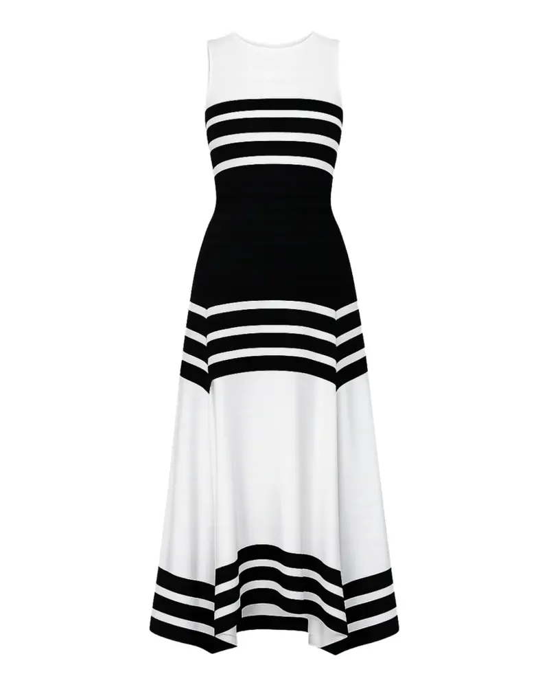 Temperley London Gestreiftes Minikleid - Weiß Weiß