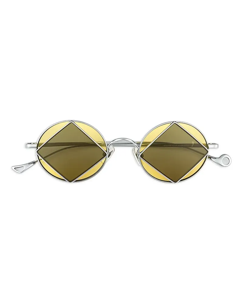 Eyepetizer Square Sonnenbrille mit eckigem Gestell - Silber Silber