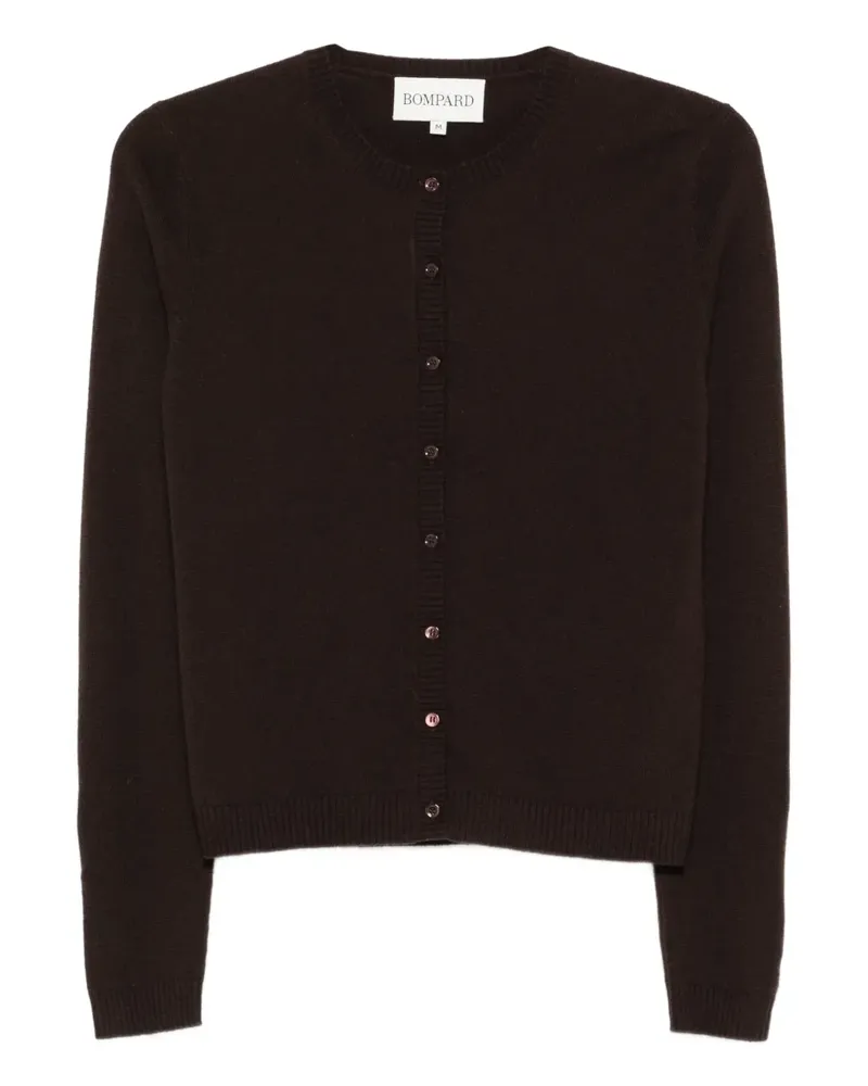 Eric Bompard Cardigan mit rundem Ausschnitt - Braun Braun