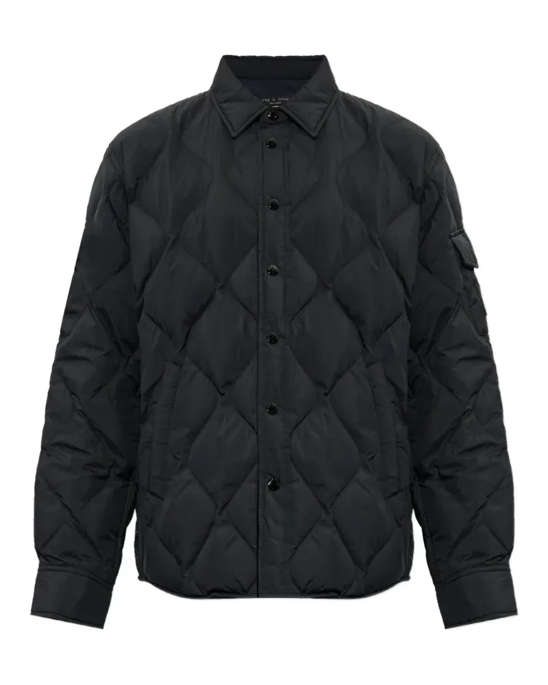 Rag & Bone Dane quilted padded jacket - Schwarz Schwarz