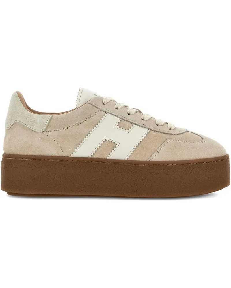 Hogan H698 Plateau-Sneakers - Nude Nude