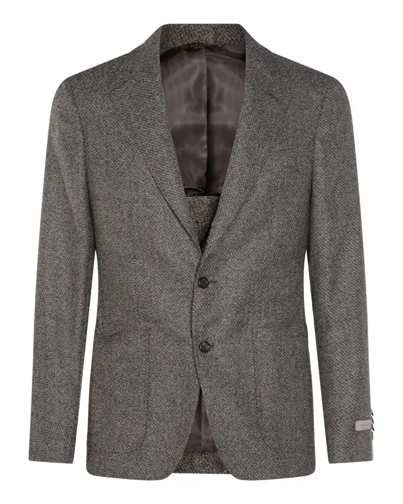 Canali Einreihiger Blazer - Grau Grau