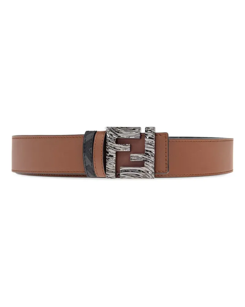 Fendi Gürtel mit FF-Schnalle - Braun Braun