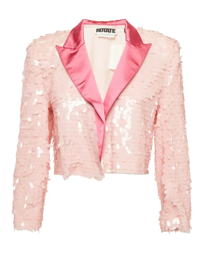 ROTATE Birger Christensen sequin-embellished blazer - Rosa Rosa