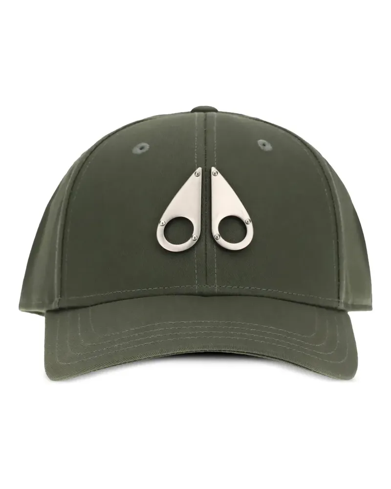 Moose Knuckles Baseballkappe mit Logo-Schild - Grün Grün