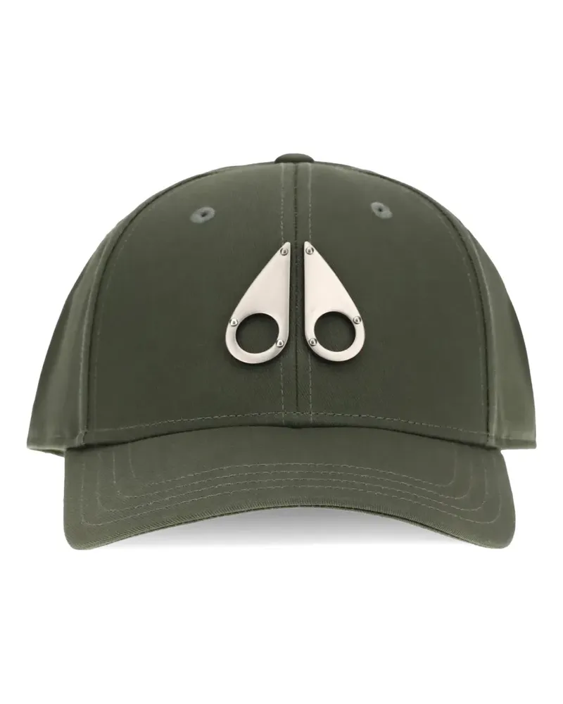Moose Knuckles Baseballkappe mit Logo-Schild - Grün Grün