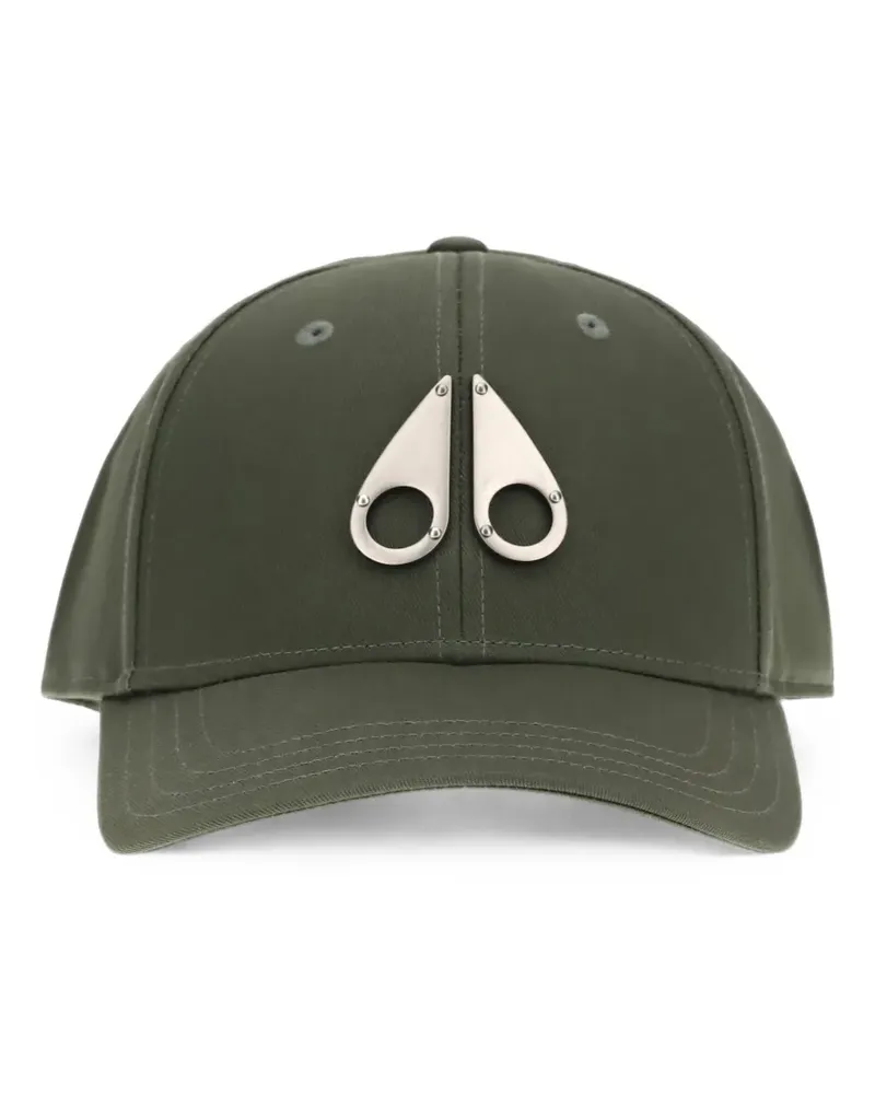 Moose Knuckles Baseballkappe mit Logo-Schild - Grün Grün