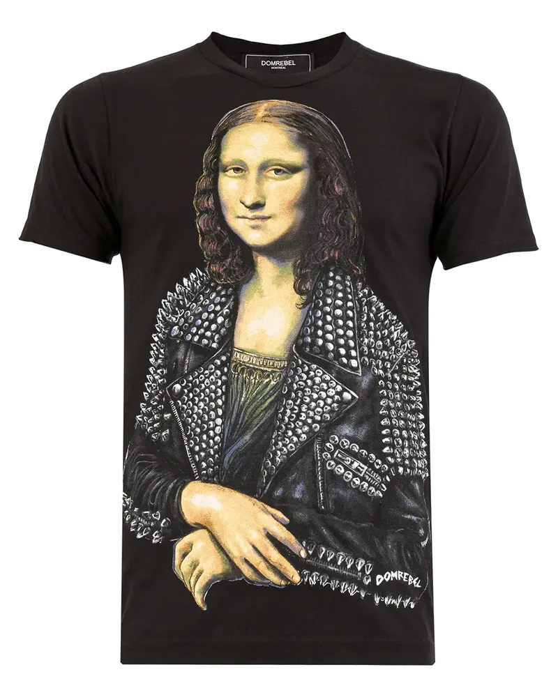 DOMREBEL Mona' T-Shirt - Schwarz Schwarz